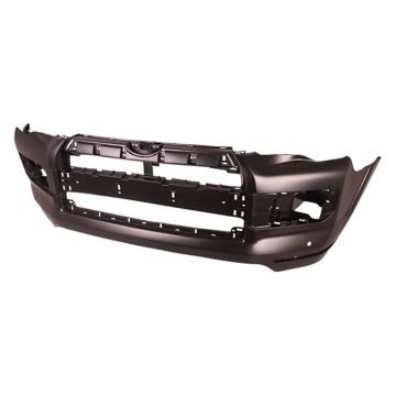 Bumper Cover Front w/Chrome Trim Primed CAPA for Toyota 4Runner Limited SR5 SR5 Premium 2014-2024