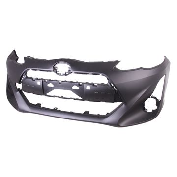 Bumper Cover Front Primed CAPA for Toyota Prius C 2015-2016