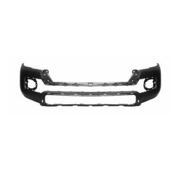Bumper Cover Front w/o Fender Flare Holes Primed CAPA for Toyota Tacoma 2016-2023