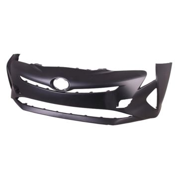 Bumper Cover Front w/o Park Assist Primed CAPA for Toyota Prius 2016-2018