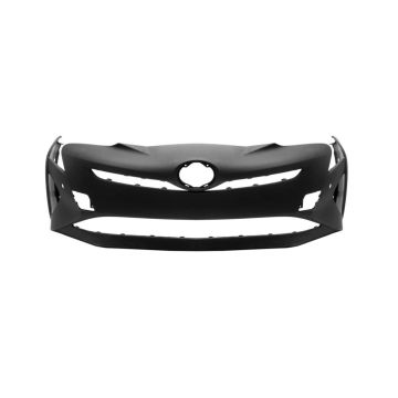 Bumper Cover Front w/Park Assist Primed CAPA for Toyota Prius 2016-2018