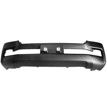 Bumper Cover Front w/o Headlamp Washers w/Parking Sensors Primed CAPA for Toyota Land Cruiser 2016-2021