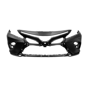 Bumper Cover Front w/Around View Monitor Primed for Toyota Camry Hybrid SE XSE 2018-2020