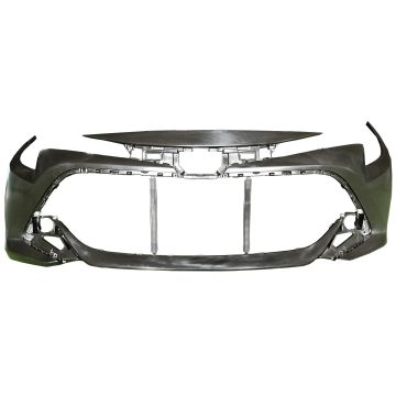 Bumper Cover Front Primed for Toyota Corolla Hatchback 2019-2022