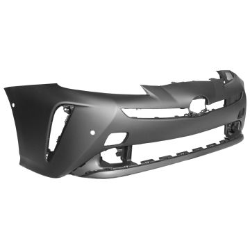 Bumper Cover Front w/Park Sensors Primed for Toyota Prius 2019-2022