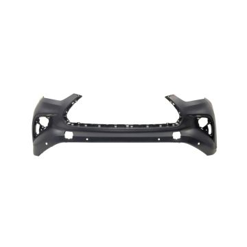 Bumper Cover Front Primed CAPA for Toyota Highlander Limited Hybrid Limited Platinum Hybrid Platinum 2020-2023