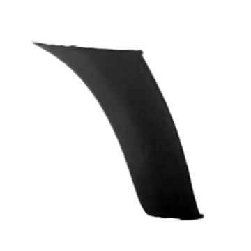 Bumper Extension Front Right Outer w/o X-Runner Black Primed CAPA for Toyota Tacoma Base Pre Runner Base Prerunner SR5 Prerunner TRD Sport Prerunner TRD Sport 2005-2011