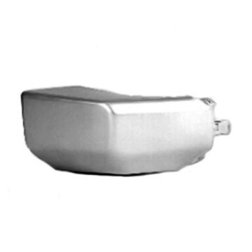Bumper Extension Front Right Outer To 12-06 Bumper Side Pad Painted Silver for Toyota FJ Cruiser 2007-2014