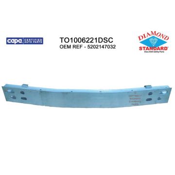 Bumper Cover Reinforcement Front CAPA for Toyota Prius 2010-2015