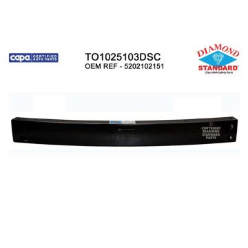 Bumper Cover Reinforcement Front USA Built CAPA for Toyota Corolla 2009-2013
