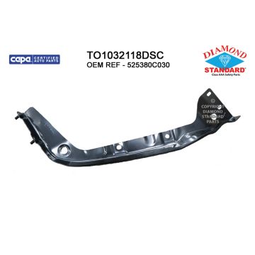 Bumper Cover Retainer Front Left Outer CAPA for Toyota Tundra 2014-2021