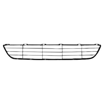 Bumper Cover Grille Front Matte Dark Gray for Toyota Yaris Sedan 2007-2008