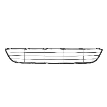 Bumper Cover Grille Front Matte Dark Gray CAPA for Toyota Yaris Sedan 2007-2008