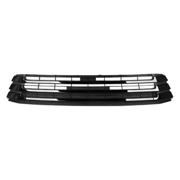 Bumper Cover Grille Front w/o Around View Monitor Black for Toyota Highlander 2017-2019