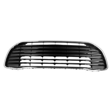 Bumper Cover Grille Front w/o Sensor Hole Gloss Black North America Built for Toyota Avalon Touring 2016-2018