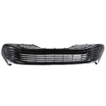 Bumper Cover Grille Front North America Built CAPA for Toyota Camry L LE 2018-2020