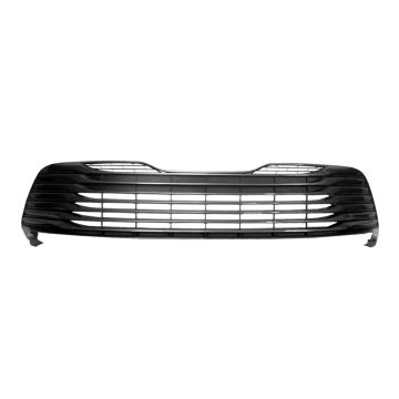 Bumper Cover Grille Front w/o Parking Sensors CAPA for Toyota Camry XLE XLE Navi 2018-2020