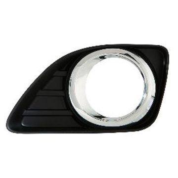 Bumper Insert Front Left Fog Lamp Hole Cover w/Fog Lamps w/o Spoiler for Toyota Camry 2010-2011