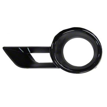 Bumper Insert Front Left w/Fog Lamps w/Towing Pkg Black (Code 202) for Toyota Highlander 2008-2010