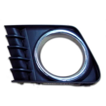 Bumper Insert Front Left Fog Lamp Bezel w/Fog Lamps for Toyota Prius V 2012-2014
