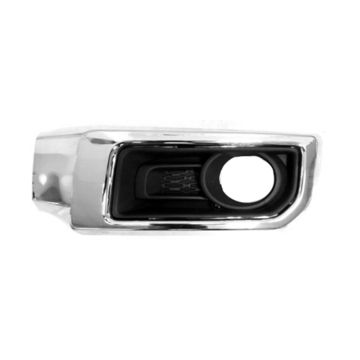 Bumper Insert Front Left Fog Lamp Bezel w/Chrome Trim w/Fog Lamps for Toyota 4Runner 2014-2024