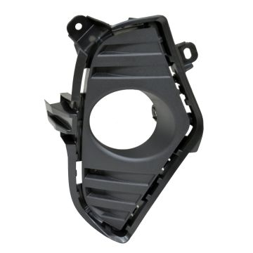 Bumper Insert Front Right Matte Black Fog Lamp Bezel w/Fog Lamps CAPA for Toyota RAV4 Hybrid Limited Hybrid XLE XLE Premium XLE 2019-2021