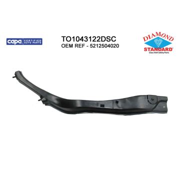 Bumper Cover Support Front Right Outer CAPA for Toyota Tacoma 2012-2015