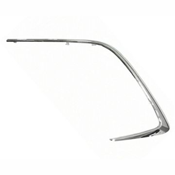 Bumper Cover Molding Front Left Grille Garnish Chrome CAPA for Toyota Corolla Hatchback 2019-2022