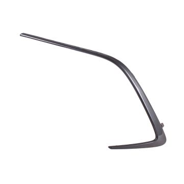 Bumper Cover Molding Front Left Grille Opening Garnish Dark Gray CAPA for Toyota Corolla Hatchback 2019-2022
