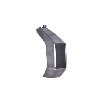 Bumper Cover Molding Front Right Dark Chrome CAPA for Toyota Tundra 2022-2024