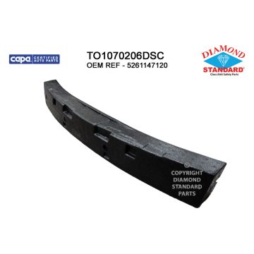 Bumper Impact Absorber Front Upper CAPA for Toyota Prius 2016-2018