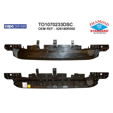 Bumper Impact Absorber Front Lower North America Built CAPA for Toyota RAV4 2019-2024