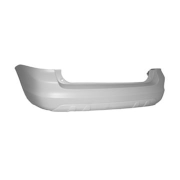 Bumper Cover Rear w/o Spoiler Primed CAPA for Toyota Matrix 2003-2008