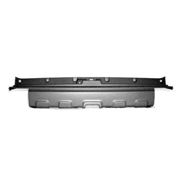 Bumper Cover Rear w/Trailer Hitch Cutout Textured Gray Finish CAPA for Toyota 4Runner 2003-2005