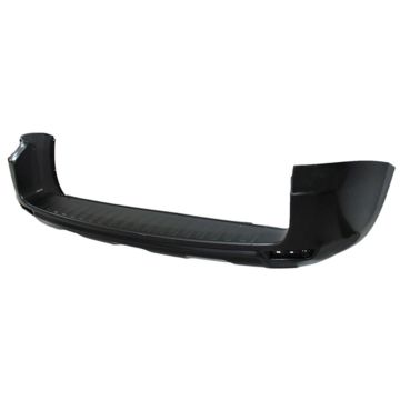 Bumper Cover Rear w/o Wheel Opening Flares w/Gate Mtd Spare for Toyota RAV4 2009-2012