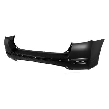 Bumper Cover Rear Primed CAPA for Toyota Highlander Limited Base SE Sport Premium Base Premium Plus 2011-2013