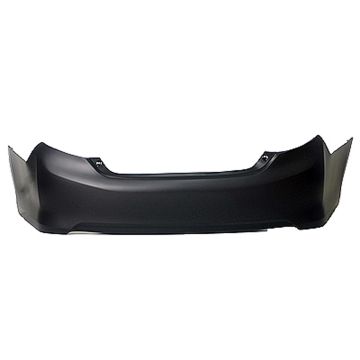 Bumper Cover Rear Primed CAPA for Toyota Camry L LE Hybrid LE Hybrid XLE XLE Hybrid SE 2012-2014
