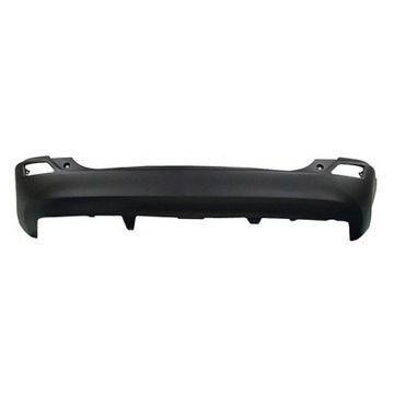 Bumper Cover Rear w/o Parking Sensors Textured CAPA for Toyota RAV4 2013-2015