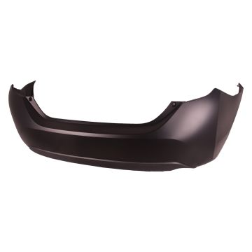Bumper Cover Rear Textured Lower Primed CAPA for Toyota Corolla 2014-2019