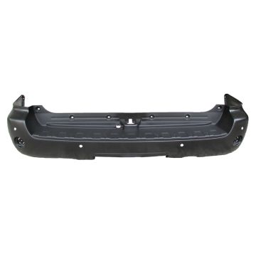 Bumper Cover Rear w/Parking Sensors Primed CAPA for Toyota Sequoia Limited Platinum SR5 2015-2022