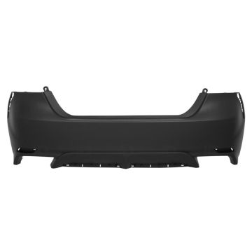 Bumper Cover Rear w/o TRD Pkg w/o Parking Sensors Primed CAPA for Toyota Camry Hybrid SE XSE SE Hybrid XSE Hybrid SE Nightshade 2018-2024