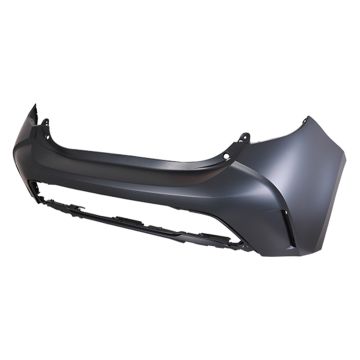 Bumper Cover Rear w/Exhaust Cutouts Primed CAPA for Toyota Corolla Hatchback S Base XSE SE SE Nightshade 2019-2022