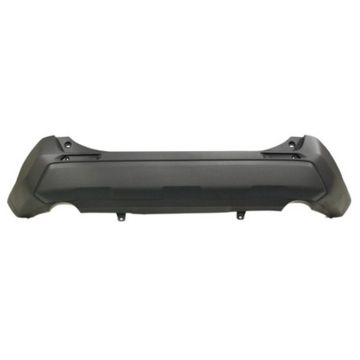 Bumper Cover Rear w/o Parking Sensors Textured CAPA for Toyota RAV4 Adventure LE Hybrid LE Hybrid XLE XLE Premium XLE Hybrid XLE Premium Hybrid Woodland Edition 2019-2024