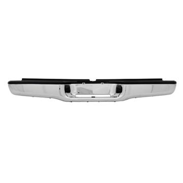 Bumper Face Bar Rear w/Standard Bed Bright Deluxe Chrome for Toyota Tacoma 1995-2004