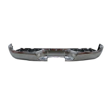 Bumper Face Bar Rear w/Limited Pkg w/o Sport Pkg w/SR5 Pkg Chrome CAPA for Toyota Tacoma Pre Runner Base Base Prerunner SR5 Prerunner TRD Sport Prerunner 2005-2015
