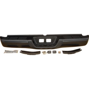 Bumper Assembly Rear Step Bumper Assembly w/Tow Hitch w/License Lamps Argent for Toyota Tundra 2000-2006