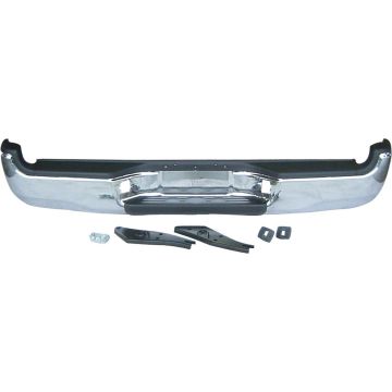 Bumper Assembly w/Pads/Rein/Brackets/Cover/Seals/Lamps Chrome for Toyota Tacoma Base Pre Runner Base Prerunner 2005-2015