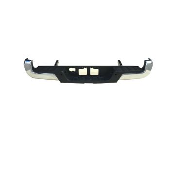 Bumper Assembly Rear w/o Towing Hitch w/o Parking Assist Chrome CAPA for Toyota Tacoma 2016-2023