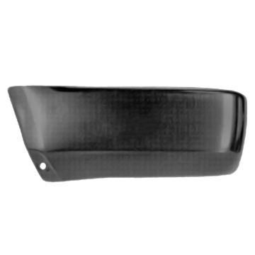 Bumper Extension Rear Left Outer w/o Fender Flare Black for Toyota 4Runner Base SR5 1999-2002