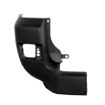 Bumper Extension Rear Left Outer Textured Matte-Gray Primed CAPA for Toyota 4Runner SR5 Sport 2003-2005